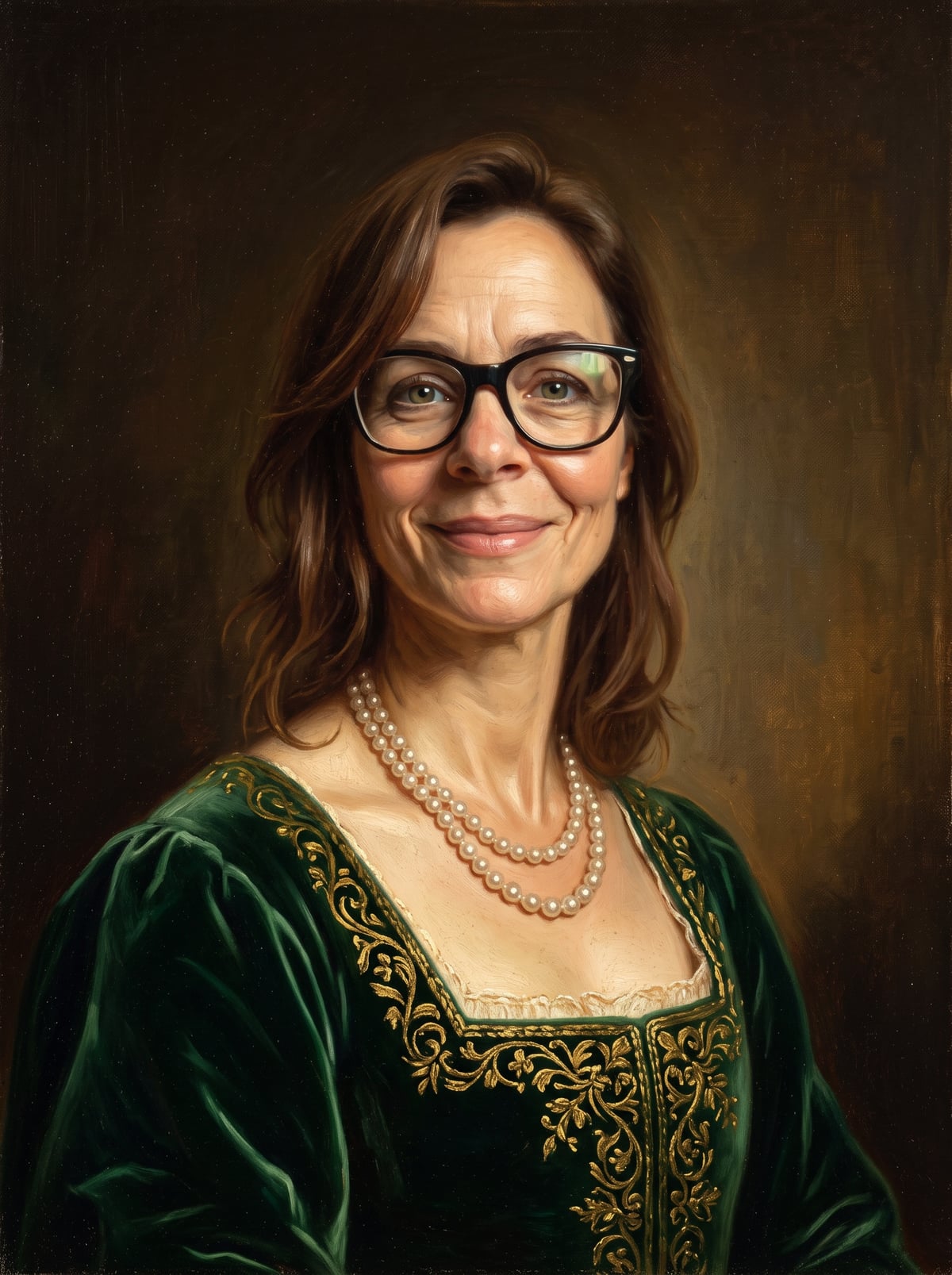 Przykładowy portret w stylu Dama